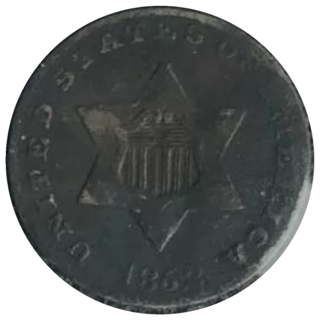 1852-3CS-Three-Cent-Silver